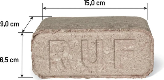 Heizfuxx RUF Original Red Holzbriketts – 300 kg Palette (30 x 10 kg)